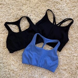 LNDR Black and Blue Sports Bras